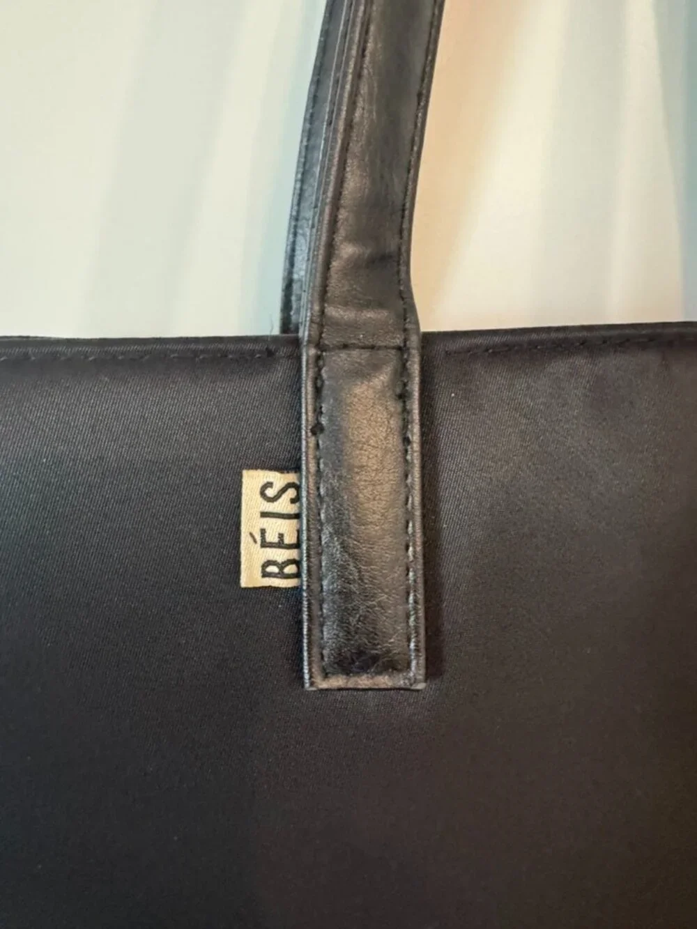 Beis Commuter Tote in Black